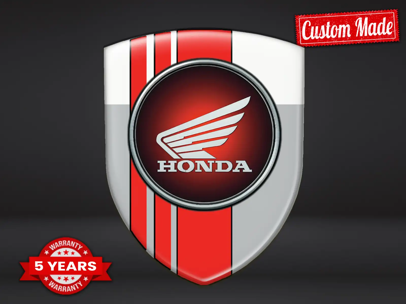 Honda Stoßsticker Sportlich Racing Stern Auto